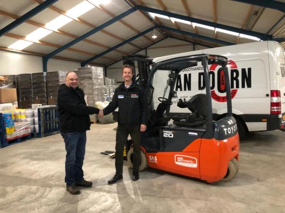 Toyota 8FBET20 voor Horecagroothandel van Doorn